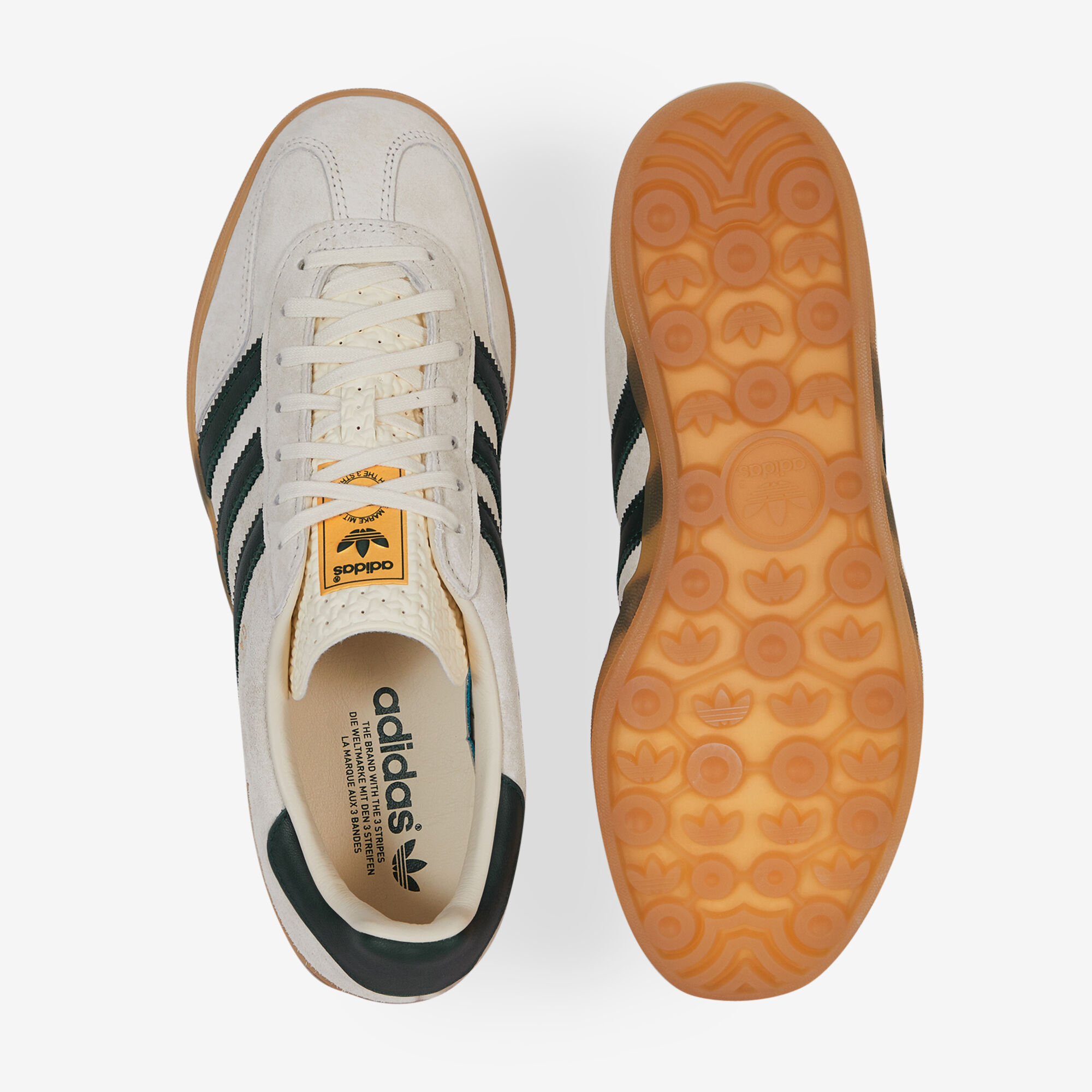 ADIDAS ORIGINALS GAZELLE INDOOR BEIGE/VERT - CORDONES MUJER | Courir.es