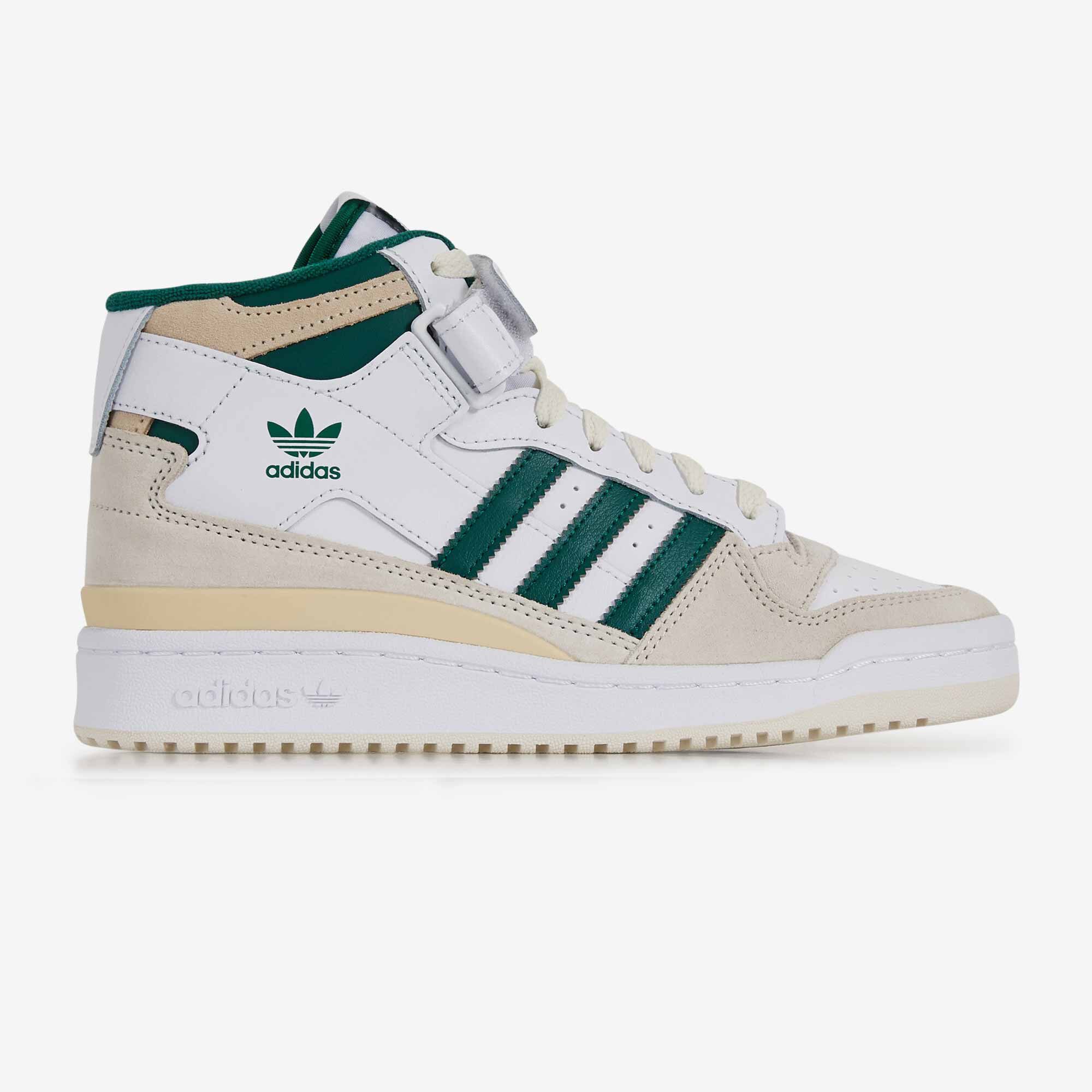 ADIDAS ORIGINALS FORUM MID BLANCO VERDE CORDONES MUJER Courir.es