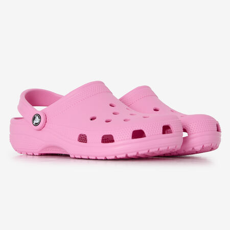 CROCS CLASSIC CLOG ROSA NE&Oacute;N MUJER