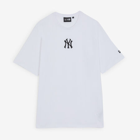 NEW ERA TEE SHIRT NY LOGO BLANCO/NEGRO HOMBRE
