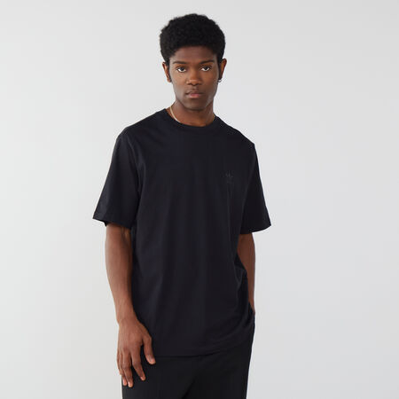 ADIDAS ORIGINALS TEE SHIRT GLOSSY TREFOIL LOGO NEGRO HOMBRE