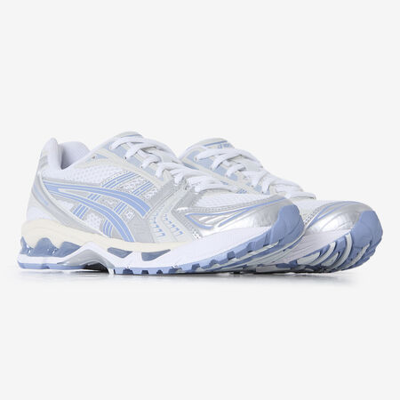 ASICS gel-kayano GEL-KAYANO 14 BLANC/ARGENT/BLEU MUJER