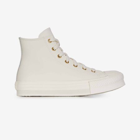 CONVERSE chuck taylor all star CHUCK TAYLOR ALL STAR EVA LIFT HI LEATHE BEIGE/DORADO JUNIOR