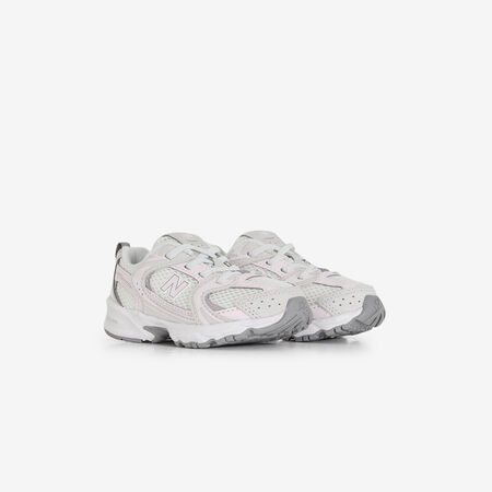 NEW BALANCE 530 530 EL SUEDE GRIS/ROSA BEB&Eacute;
