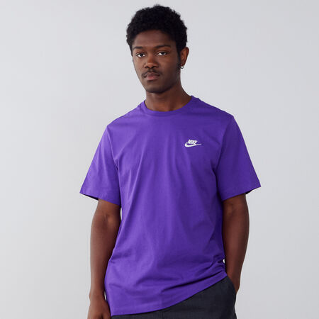 TEE SHIRT CLUB : MORADO/BLANCO