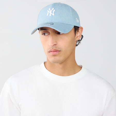 NEW ERA 9FORTY NY DENIM EMBROIDERY LOGO AZUL/BLANCO HOMBRE