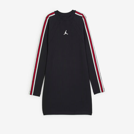 JORDAN DRESS JUMPMAN LS NEGRO/BLANCO MUJER