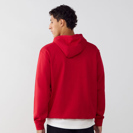JORDAN HOODIE CENTERED LOGO DRI-FIT ROJO HOMBRE
