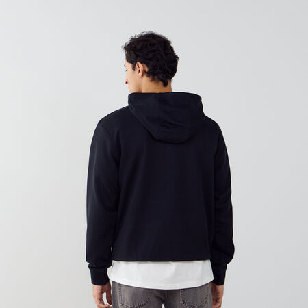 JORDAN HOODIE CENTERED LOGO DRI-FIT NEGRO/BLANCO HOMBRE