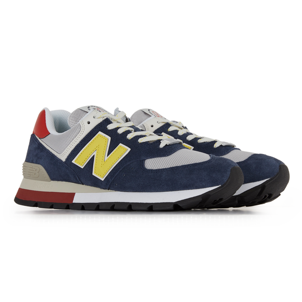 Bebida Hacer la vida Evaluable NEW BALANCE 574 AZUL/AMARILLO | Courir.es