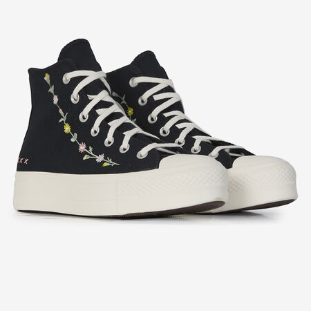 CONVERSE CHUCK TAYLOR ALL STAR LIFT HI NEGRO MUJER