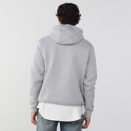 NIKE HOODIE CLUB SMALL LOGO GRIS HOMBRE