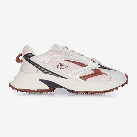 LACOSTE l00 L003 NEO SHOT BLANCO/BURDEOS MUJER