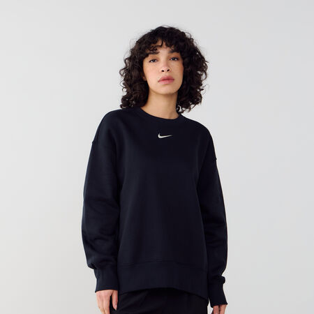 NIKE SWEAT CREW PHOENIX LONG OVERSIZED NEGRO/BLANCO MUJER