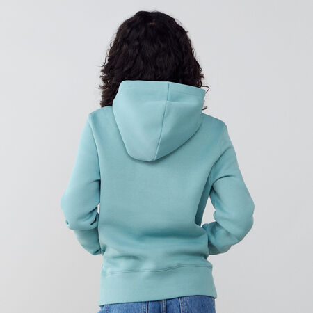NIKE HOODIE CLUB CENTERED LOGO AZUL MUJER