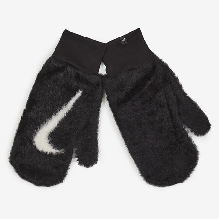 NIKE GLOVES PLUSH KNIT LM NEGRO/BLANCO MIXTO