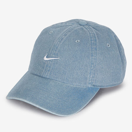 NIKE CASQUETTE DENIM SMALL LOGO AZUL/BLANCO HOMBRE