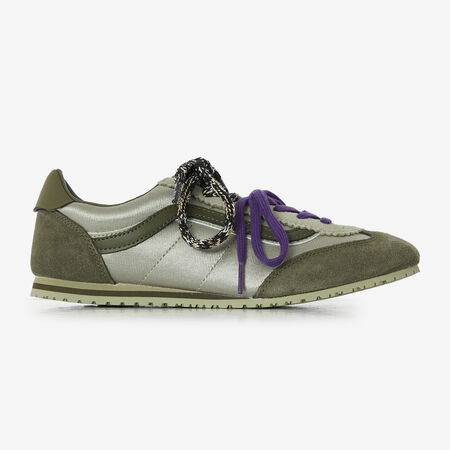 VANS SUPER LOWPRO DOUBLE LACES VERDE/NEGRO MUJER