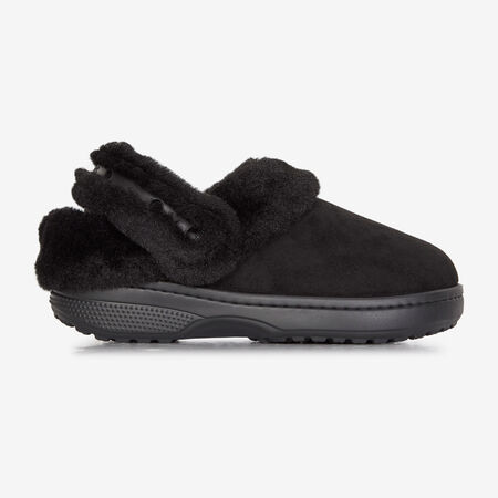 UNFURGETTABLE SUEDED CLOG : NEGRO