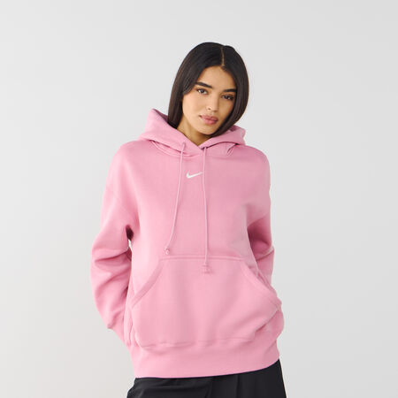 HOODIE PHOENIX LONG OVERSIZED : ROSA/BLANCO