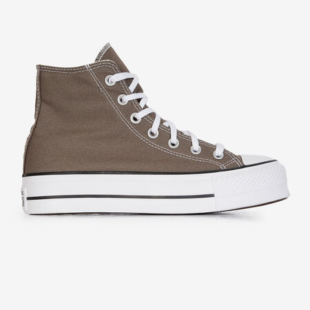 CONVERSE chuck taylor all star CHUCK TAYLOR ALL STAR LIFT HI GRIS MUJER