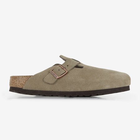 BIRKENSTOCK boston BOSTON SUEDE TAUPE GRIS TOPO MUJER