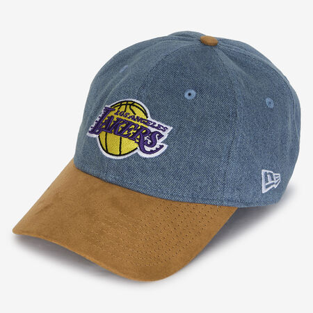 NEW ERA 9TWENTY LAKERS DENIM AZUL HOMBRE
