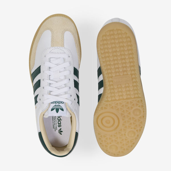ADIDAS ORIGINALS SAMBA OG BLANCO/VERDE CORDONES MUJER