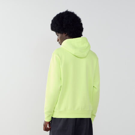 NIKE HOODIE CLUB SMALL LOGO AMARILLO NEÓN HOMBRE