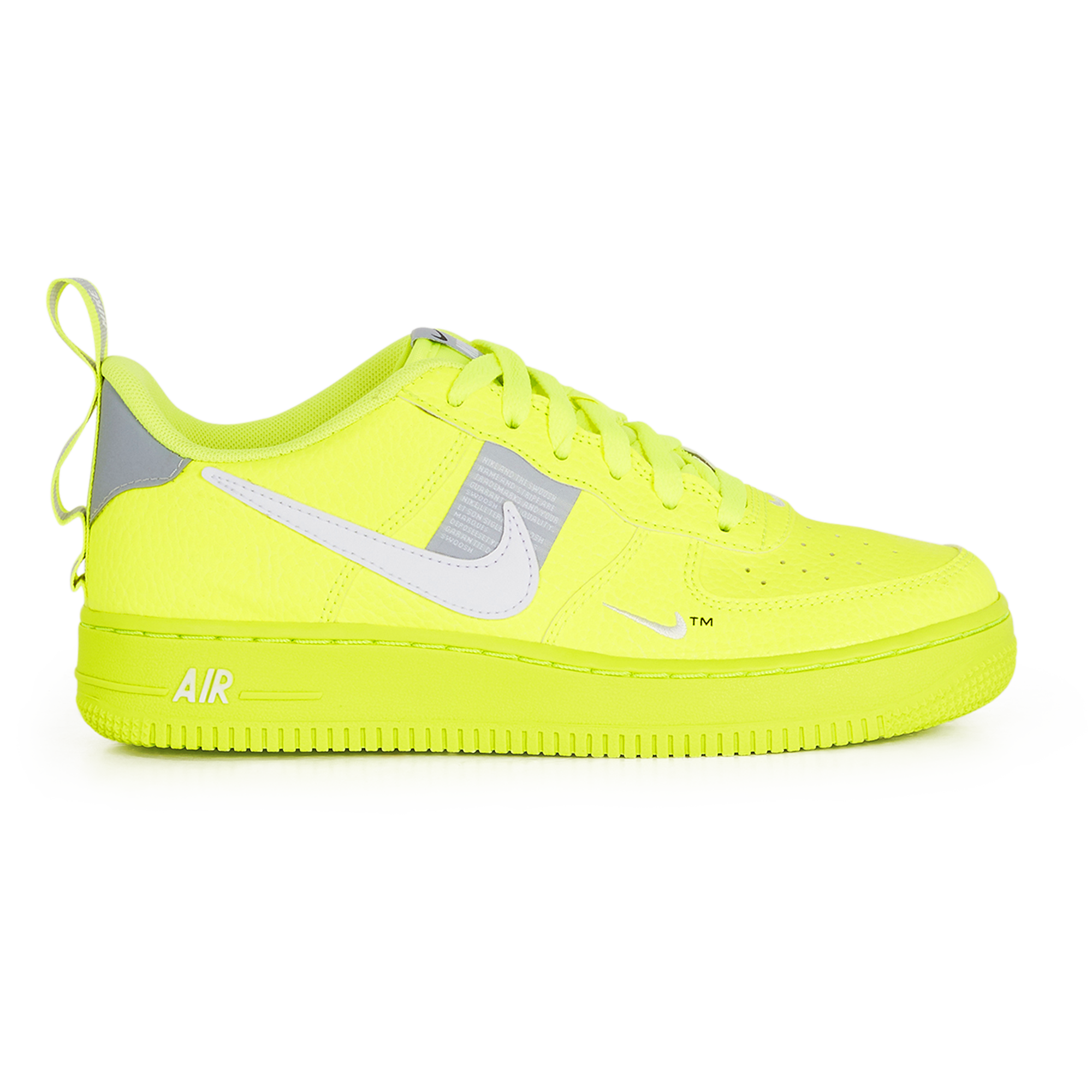 air force 1 utility jaune fluo 