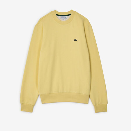 LACOSTE SWEAT CREW CLASSIC LOGO AMARILLO HOMBRE
