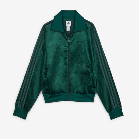 ADIDAS ORIGINALS JACKET FZ ADICOLOR VELVET VERDE MUJER