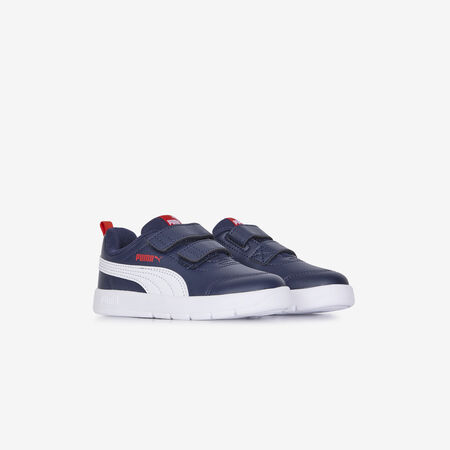 PUMA COURTFLEX V3 CF AZUL MARINO/BLANCO BEBÉ