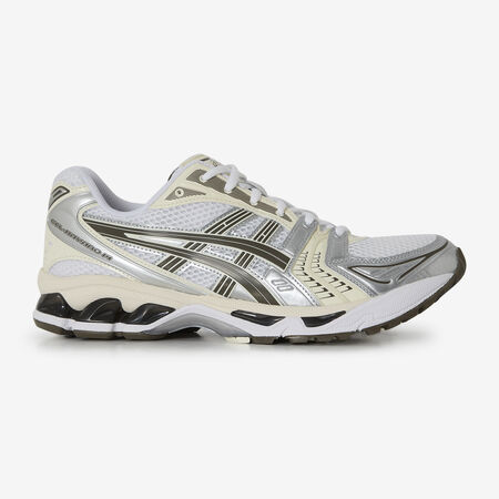 GEL-KAYANO 14 : BLANC/ARGENT/MARRON