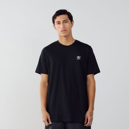 TEE SHIRT ESSENTIAL TREFOIL : NEGRO