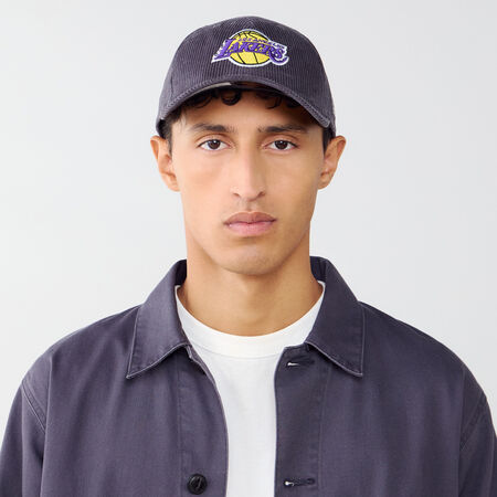 NEW ERA 9FORTY MC LAKERS CORD GRIS HOMBRE