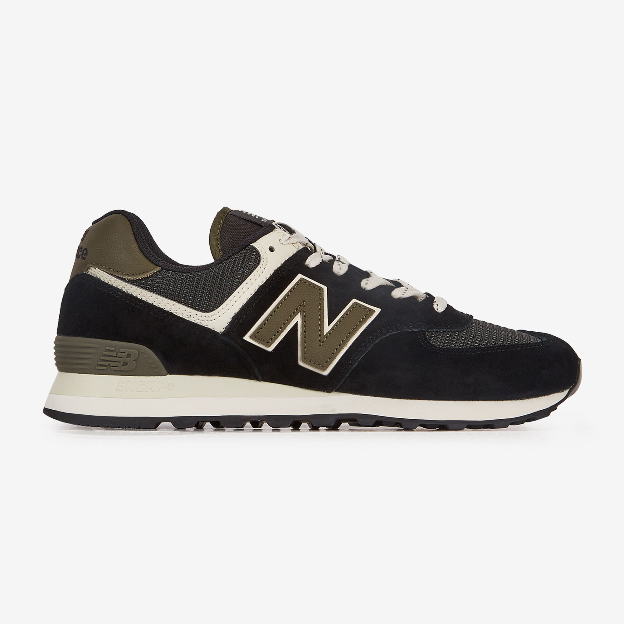 NEW BALANCE 574 VERDE NARANJA CORDONES HOMBRE Courir.es