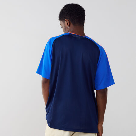 ADIDAS ORIGINALS MAILLOT JERSEY 3 STRIPES AZUL MARINO/NARANJA HOMBRE
