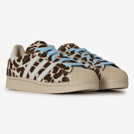 ADIDAS ORIGINALS superstar SUPERSTAR II GIRAFE PONY HAIR MARR&Oacute;N/BLANCO MUJER