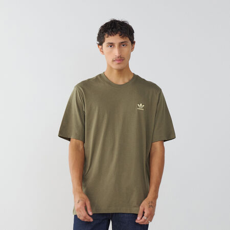ADIDAS ORIGINALS TEE SHIRT ESSENTIAL TREFOIL CAQUI HOMBRE