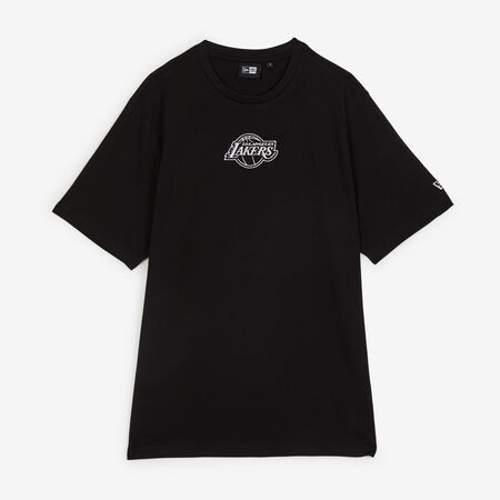 NEW ERA TEE SHIRT LA LAKERS NEGRO/BLANCO HOMBRE