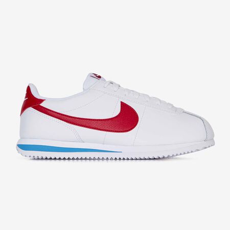 NIKE cortez CORTEZ LEATHER OG BLANCO/ROJO MUJER