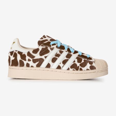 ADIDAS ORIGINALS superstar SUPERSTAR II GIRAFE PONY HAIR MARR&Oacute;N/BLANCO MUJER