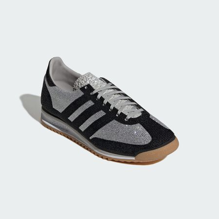ADIDAS ORIGINALS sl 72 SL 72 OG RHINESTONES PLATEADO/NEGRO MUJER