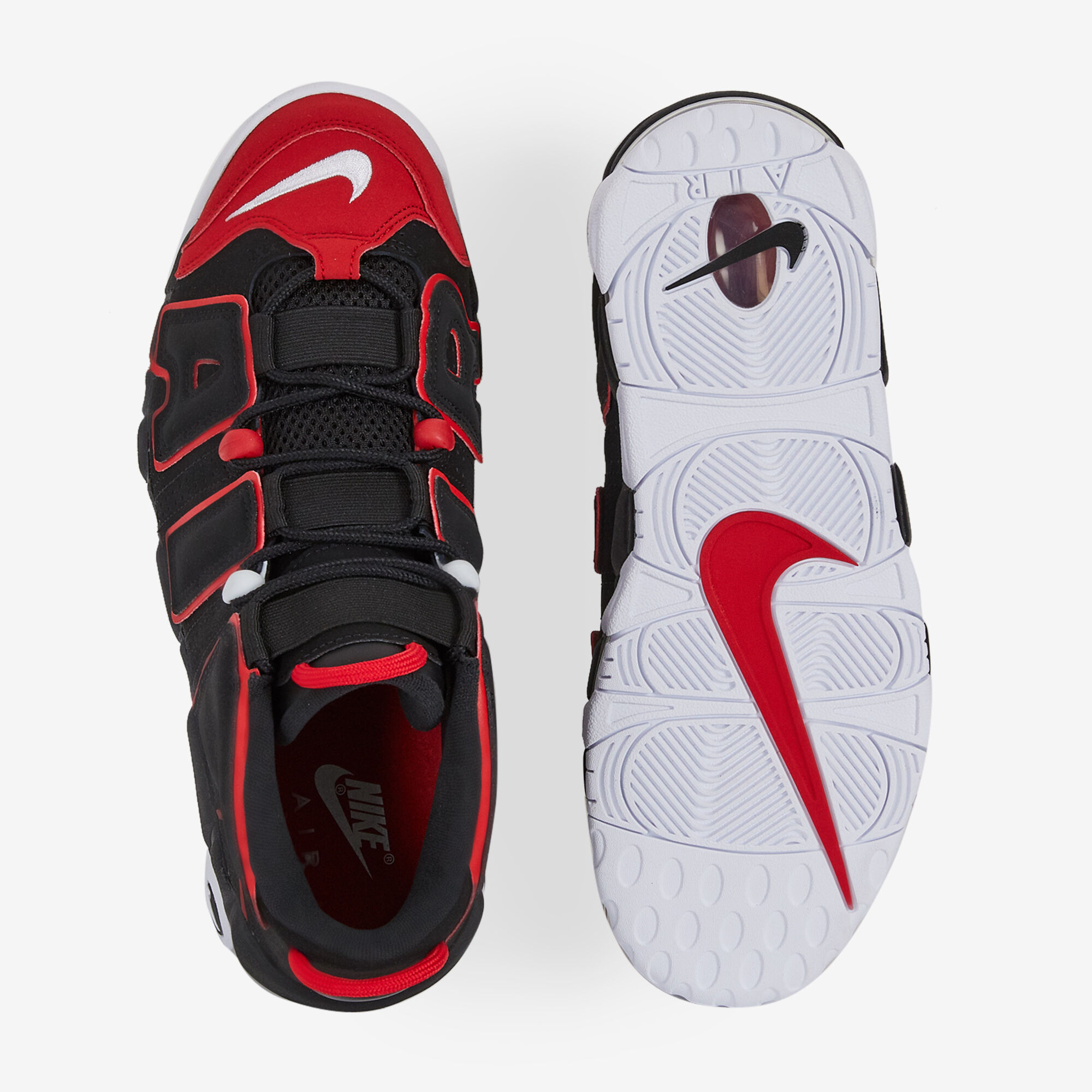 Uptempo negro y best sale rojo