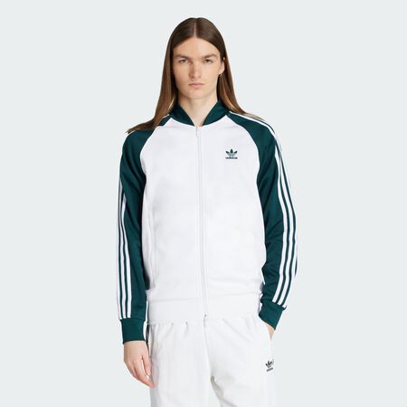 ADIDAS ORIGINALS JACKET FZ SUPERSTAR BLANCO/VERDE HOMBRE