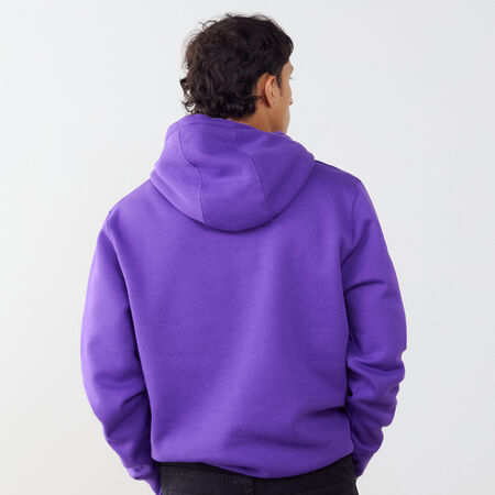 NIKE HOODIE CLUB SMALL LOGO MORADO/BLANCO HOMBRE