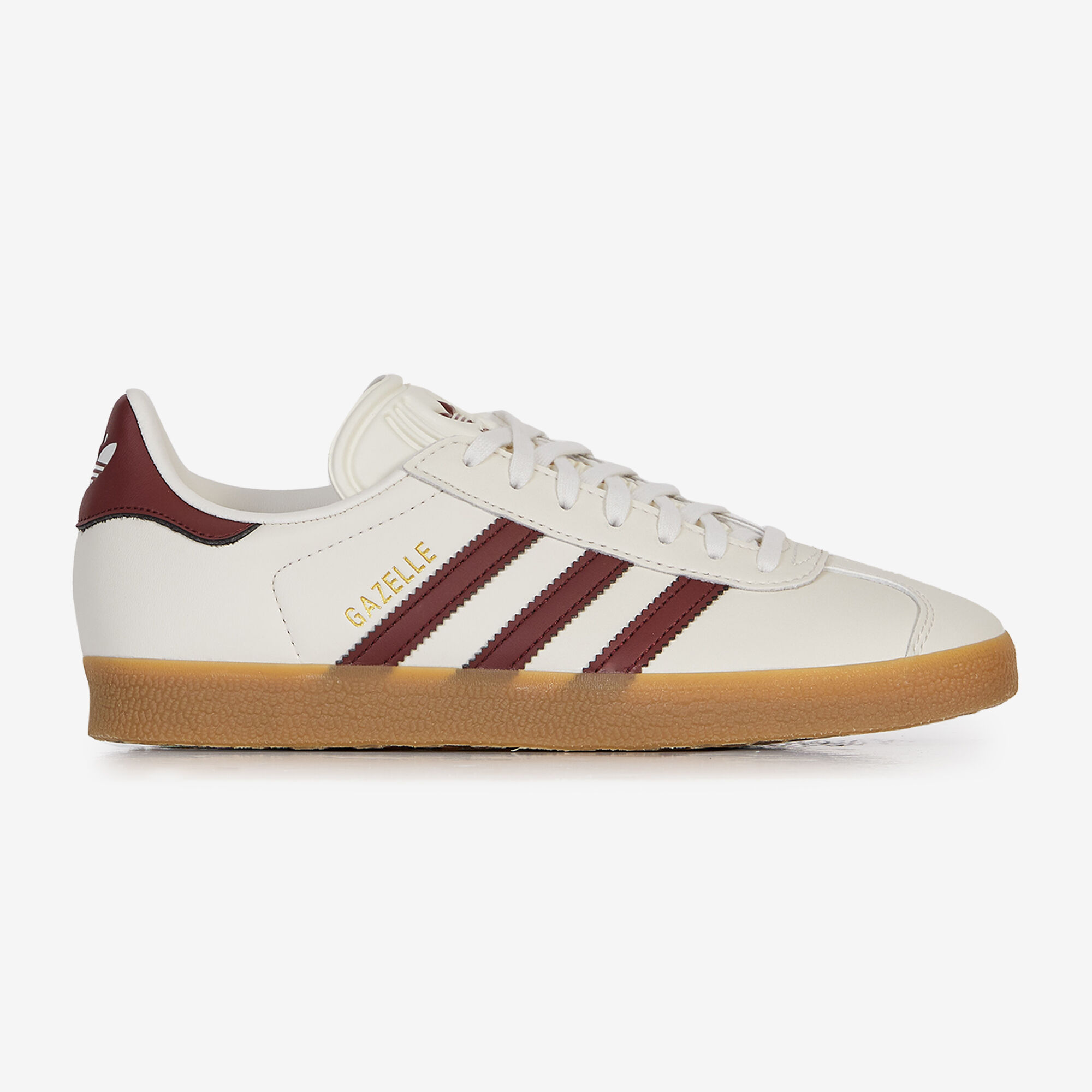 ADIDAS ORIGINALS GAZELLE BLANCO BURDEOS CORDONES MUJER Courir.es