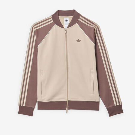 ADIDAS ORIGINALS JACKET FZ SUPERSTAR LOOSE BEIGE MUJER
