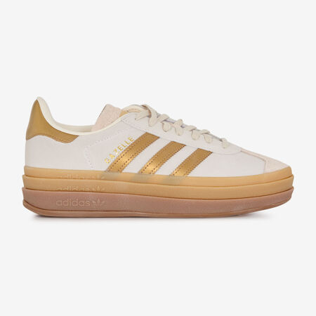 ADIDAS ORIGINALS gazelle GAZELLE BOLD BEIGE/DORADO MUJER